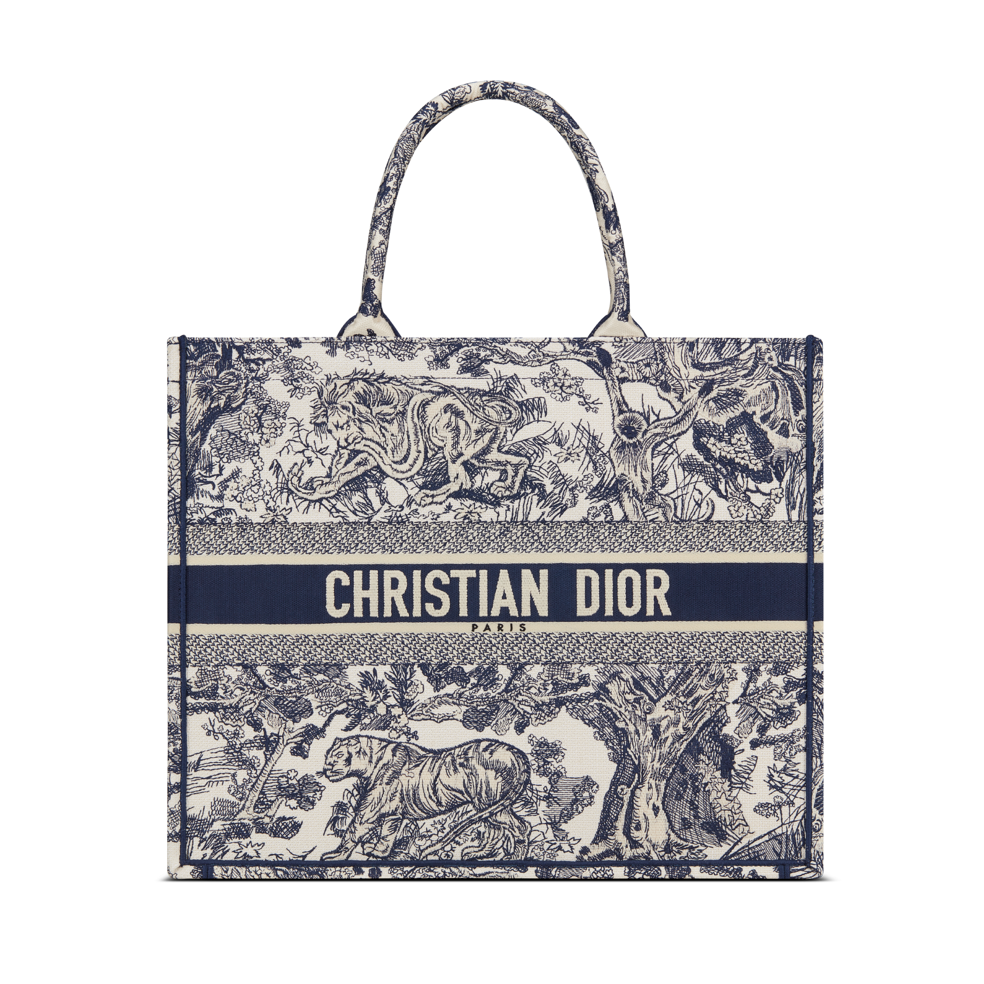 DIOR | Dior Book Tote バッグ ラージ トワル ドゥ ジュイ エンブロイ 