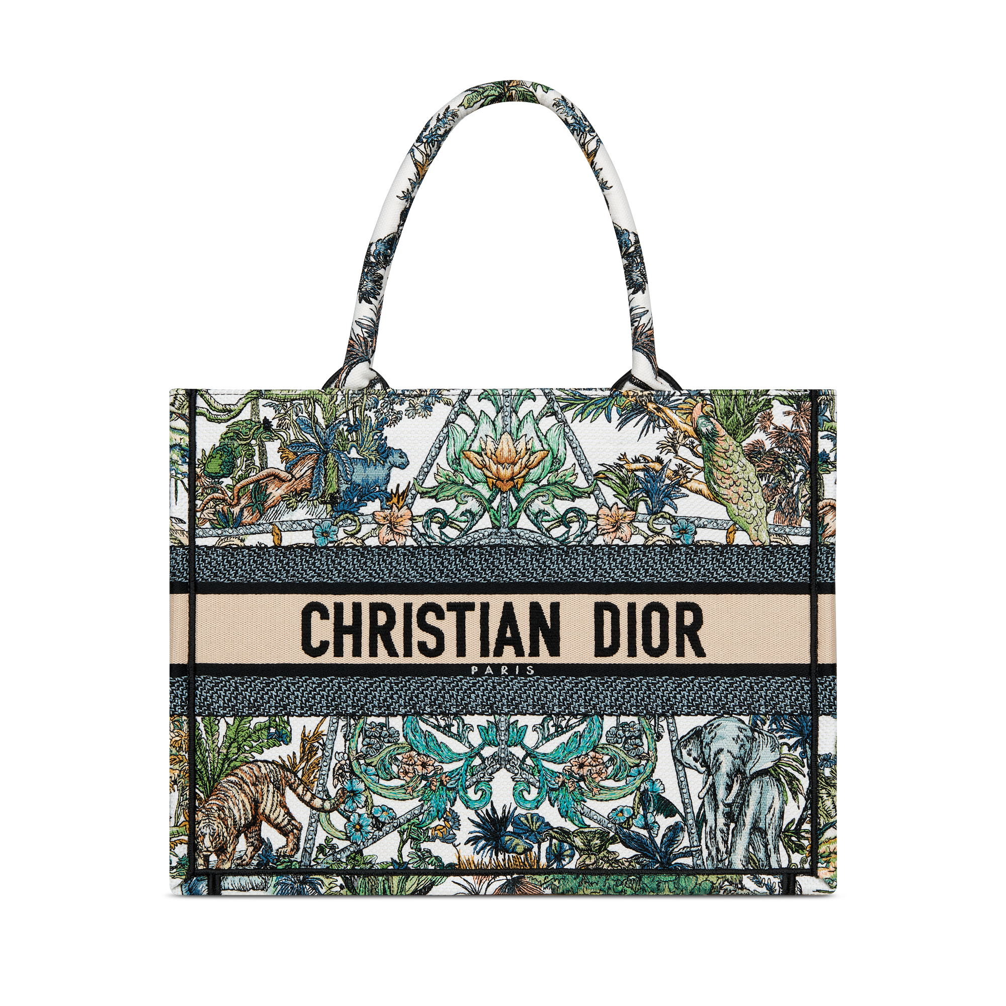 DIOR | Dior Book Tote バッグ ミディアム Étoile de Voyage エン ...