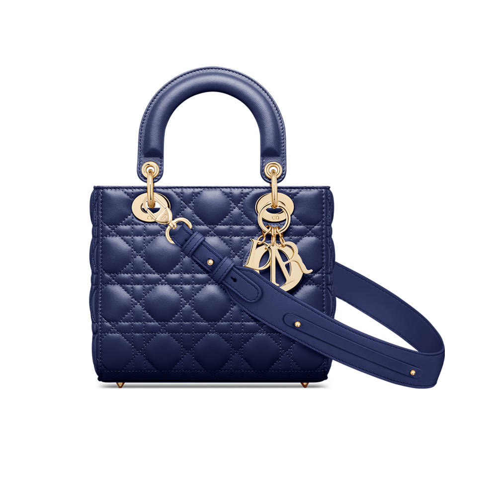 Mini lady sale dior blue