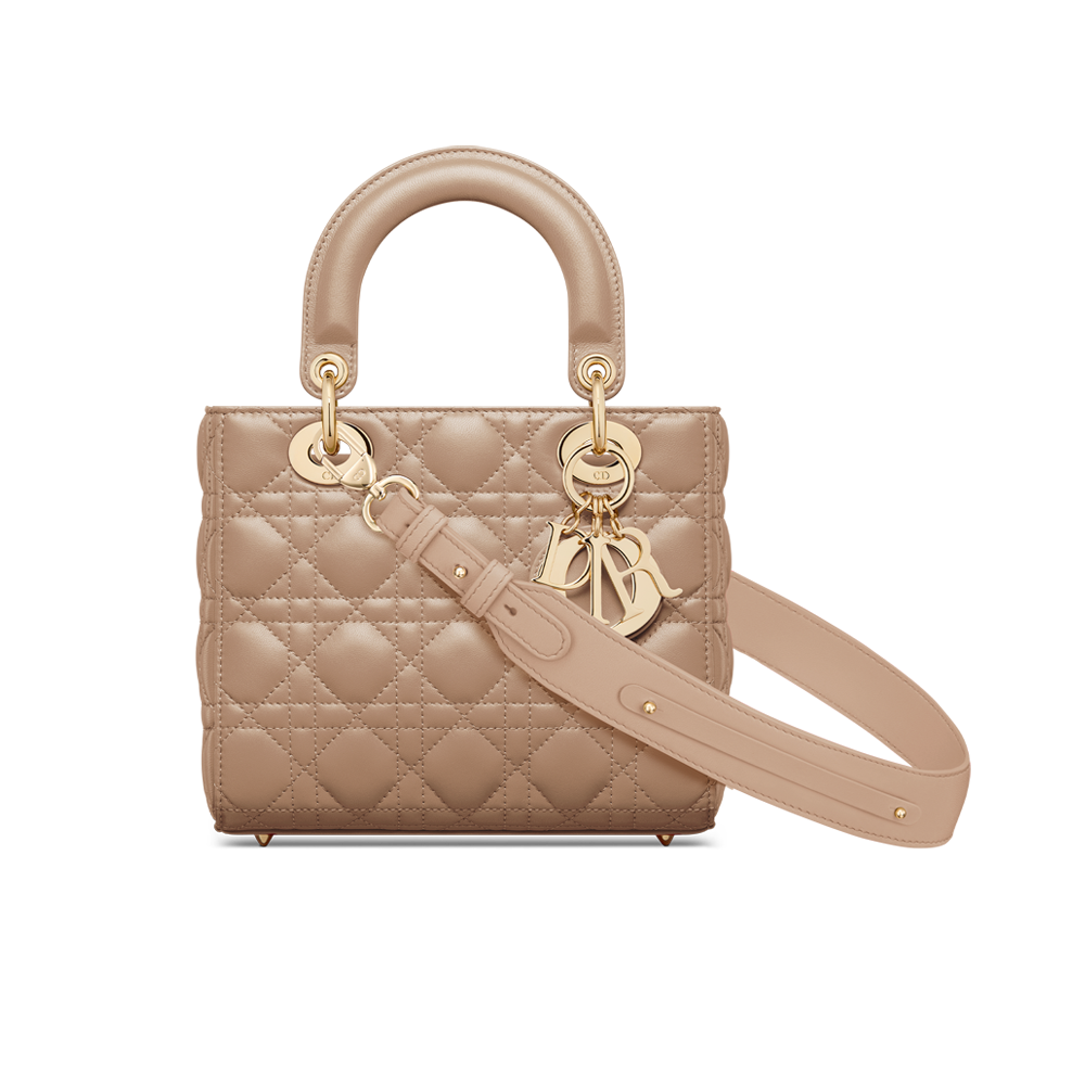 Dior - Medium Dior Bobby Bag Beige Grained Calfskin - Women