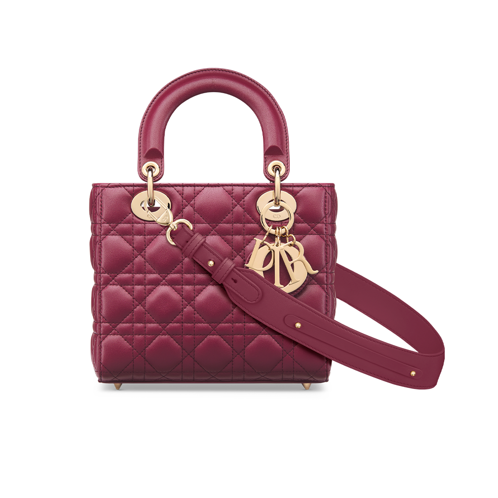 Dior - Small Lady Dior My ABC Bag Powder Pink Cannage Lambskin - Women