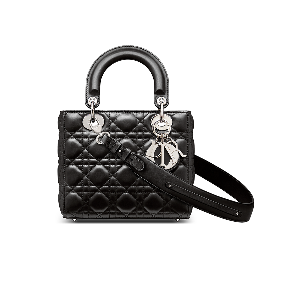 Dior Lady Dior Micro Bag Black Cannage Lambskin - Women